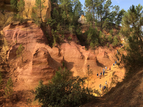 Roussillon e le terre dell'ocra