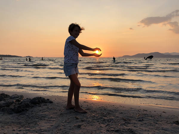 Plage de l’Almanarre tramonto